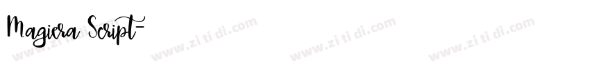 Magiera Script字体转换